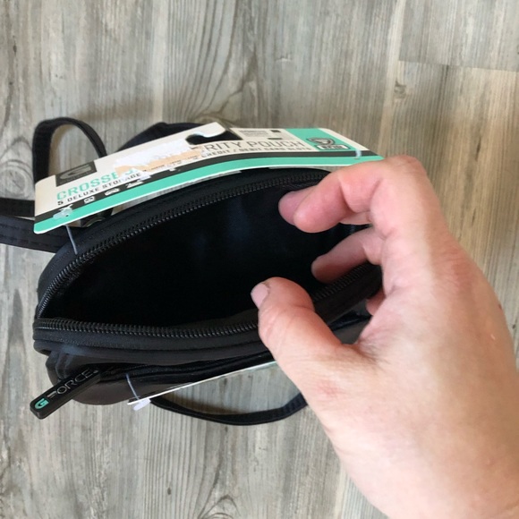 G Force crossbody security pouch, REID blocking, NWT - Picture 5 of 7